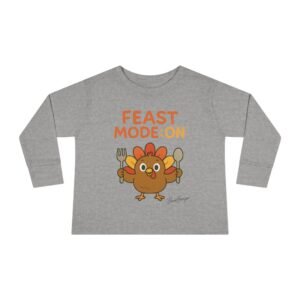 Thanksgiving Feast Mode on Turkey Toddler Tee - Image 5