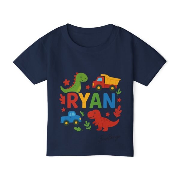 Custom funny Dino Truck Toddler Tee