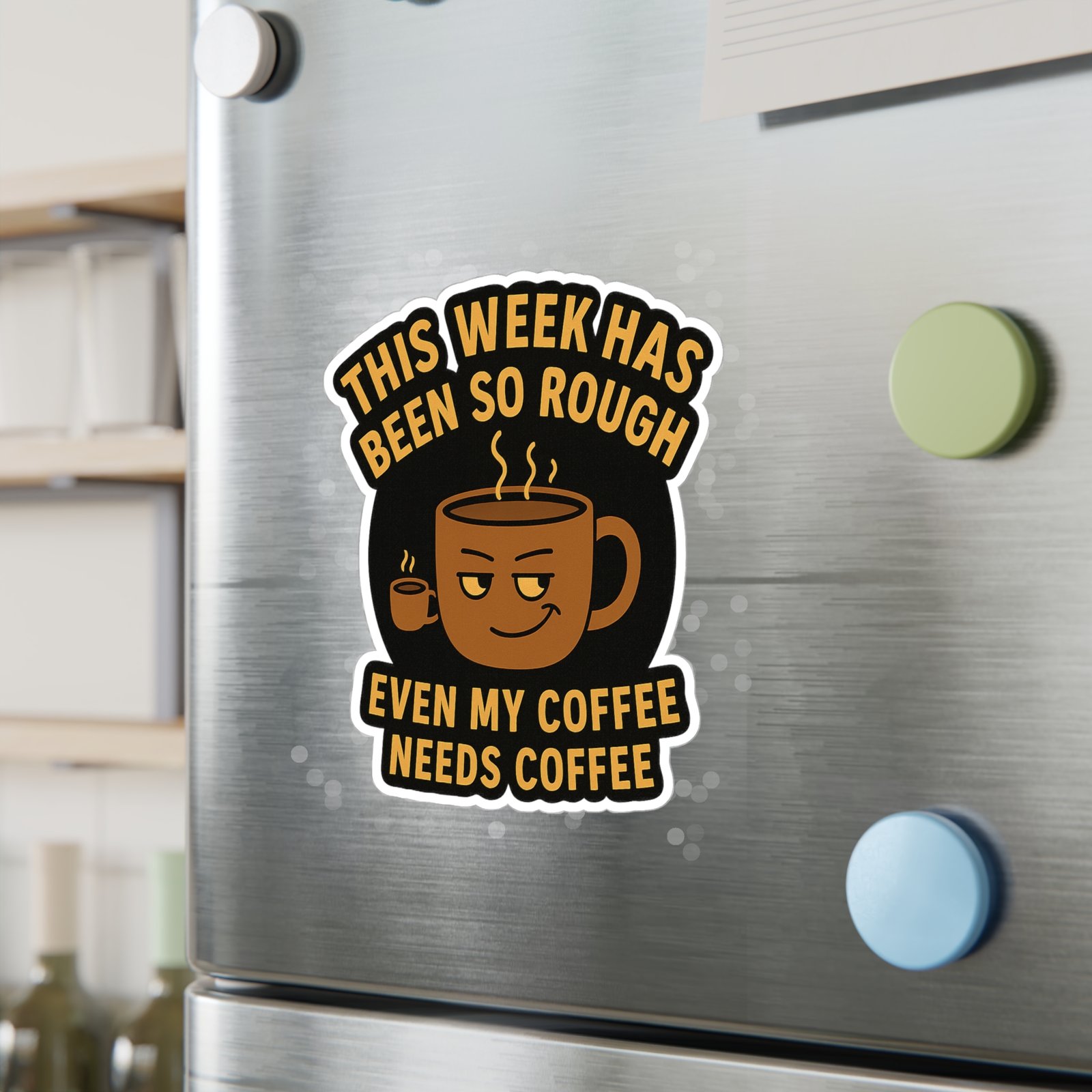 Humorous Coffee Theme Vinyl Decals - Image 15