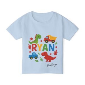 Custom funny Dino Truck Toddler Tee - Image 9