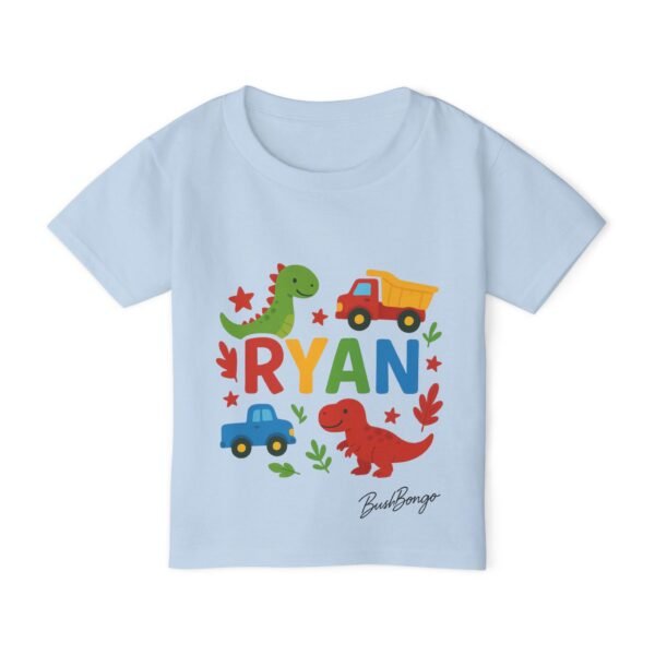 Custom funny Dino Truck Toddler Tee