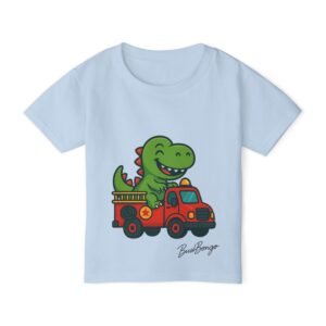Funny Dino Truck Toddler Tee - Image 9