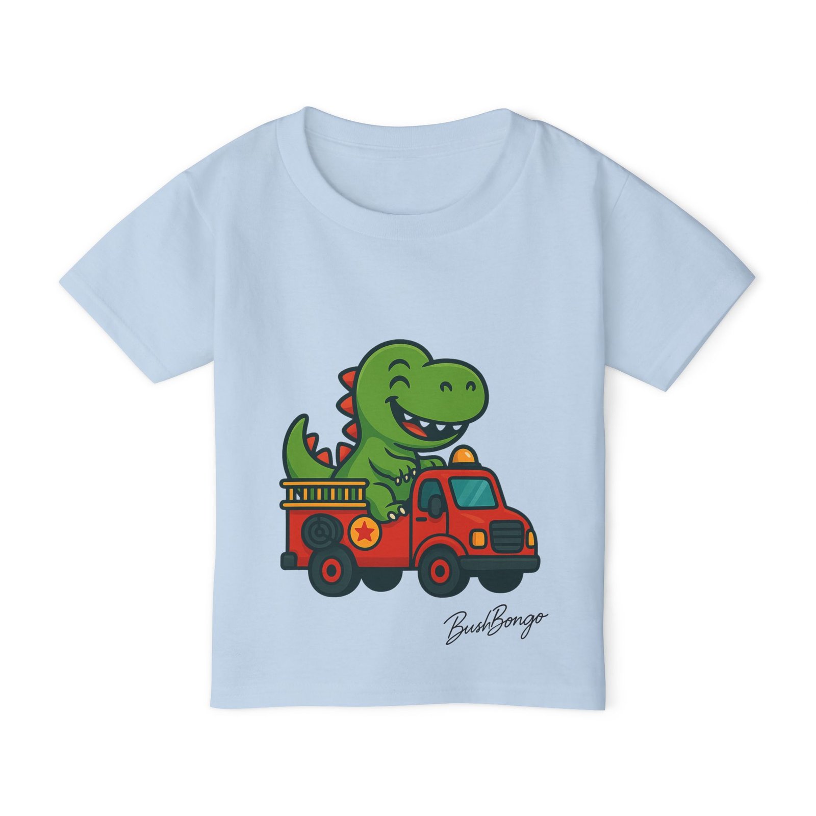 Funny Dino Truck Toddler Tee - Image 9