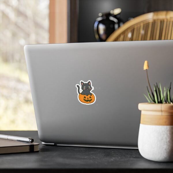 Peek-a-Boo Cat Halloween Decals