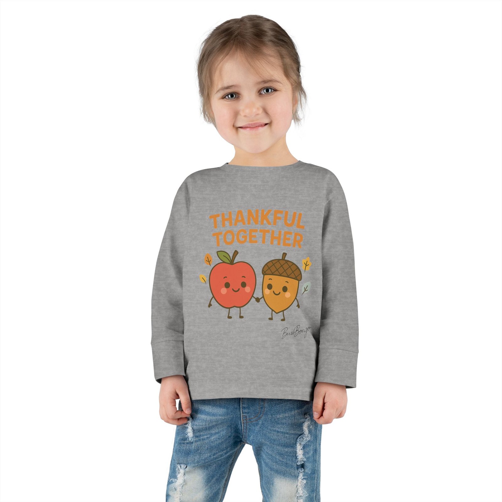 Thankful Together Thanksgiving Toddler Tee - Image 8