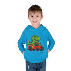 Dinosaur Toddler Fleece Pullover Hoodie - Image 19