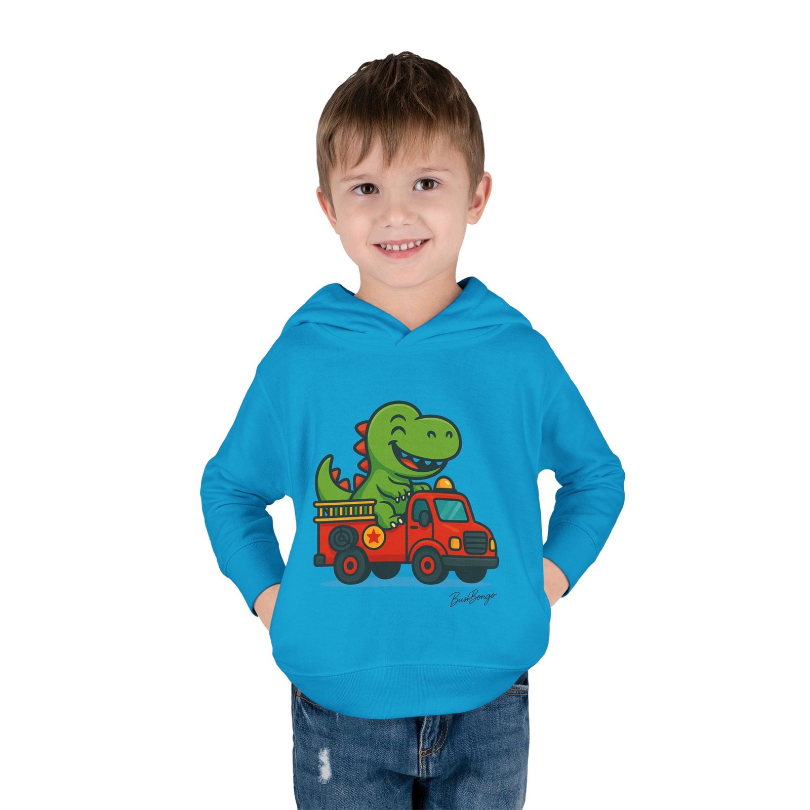 Dinosaur Toddler Fleece Pullover Hoodie - Image 19