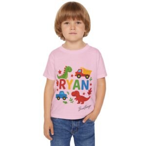 Custom funny Dino Truck Toddler Tee - Image 23