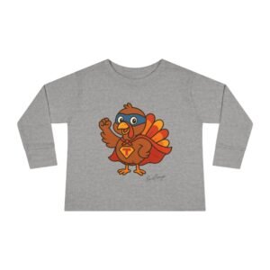 Thanksgiving Turkey Superhero Toddler Tee - Image 5