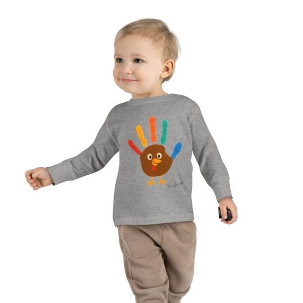 Thanksgiving Toddler Colorful Handprint Toddler Tee