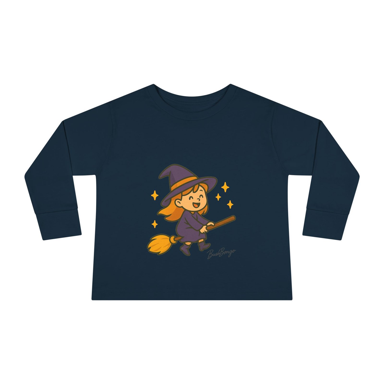 Witch on Broom Toddler Tee - Image 21