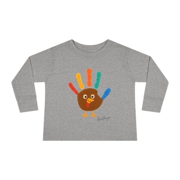 Thanksgiving Toddler Colorful Handprint Toddler Tee