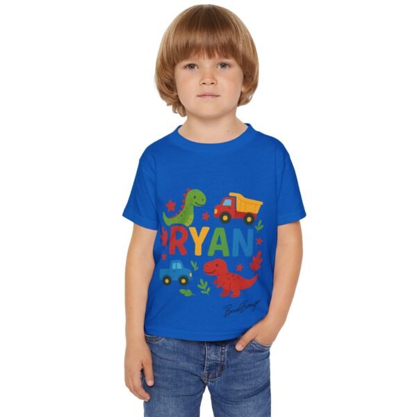 Custom funny Dino Truck Toddler Tee