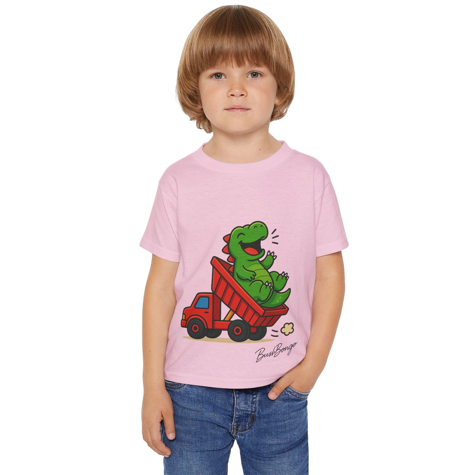 Dino Dump Truck Toddler Tee - Image 23