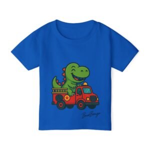 Funny Dino Truck Toddler Tee - Image 13