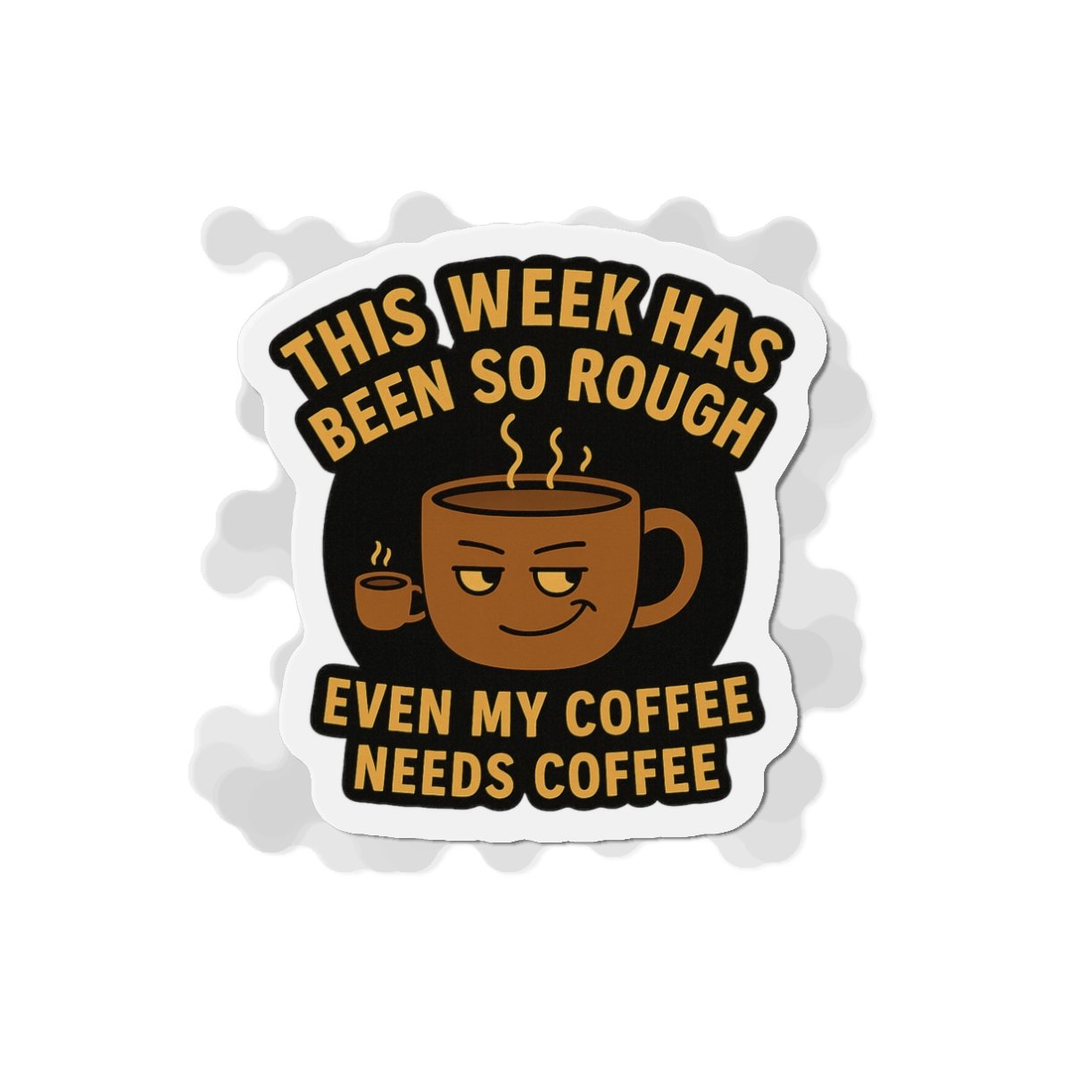 Humorous Coffee Theme Decals - Image 4