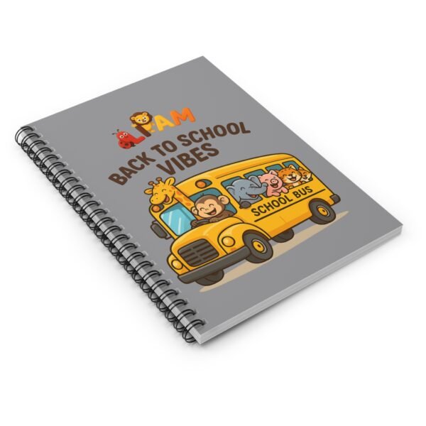Back to School Fun Spiral Notebook for Kids