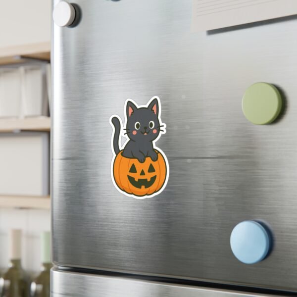 Peek-a-Boo Cat Halloween Decals