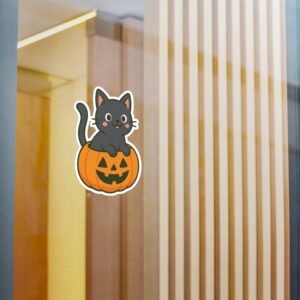Peek-a-Boo Cat Halloween Decals - Image 10