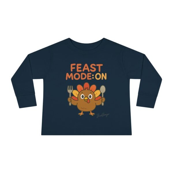Thanksgiving Feast Mode on Turkey Toddler Tee