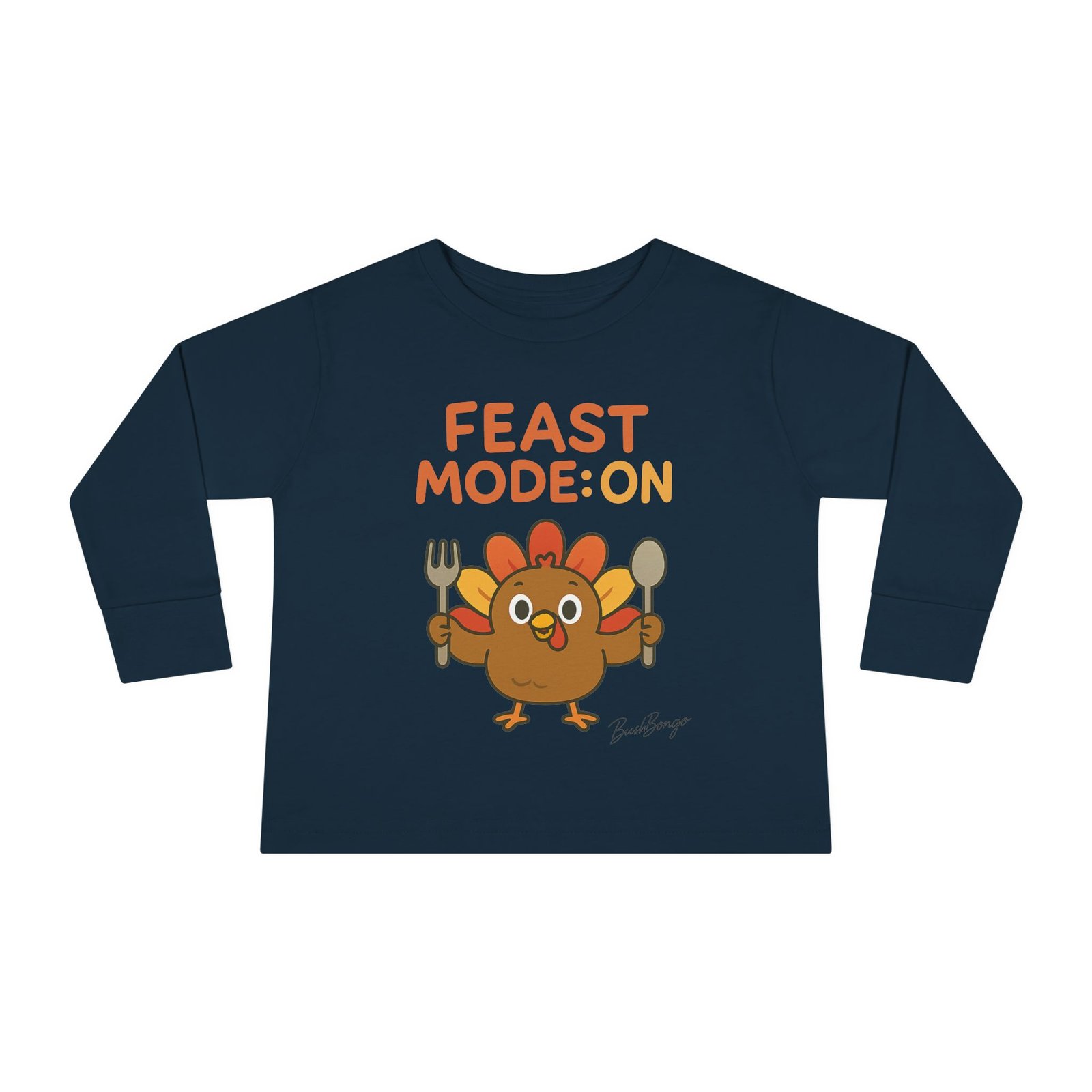 Thanksgiving Feast Mode on Turkey Toddler Tee - Image 21