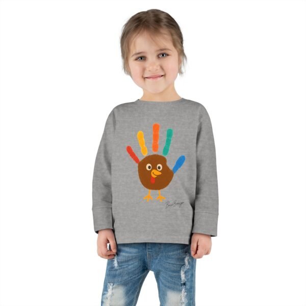 Thanksgiving Toddler Colorful Handprint Toddler Tee