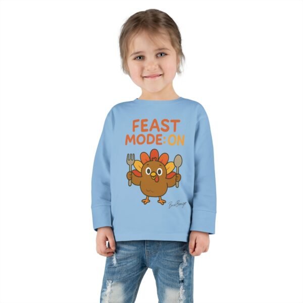 Thanksgiving Feast Mode on Turkey Toddler Tee