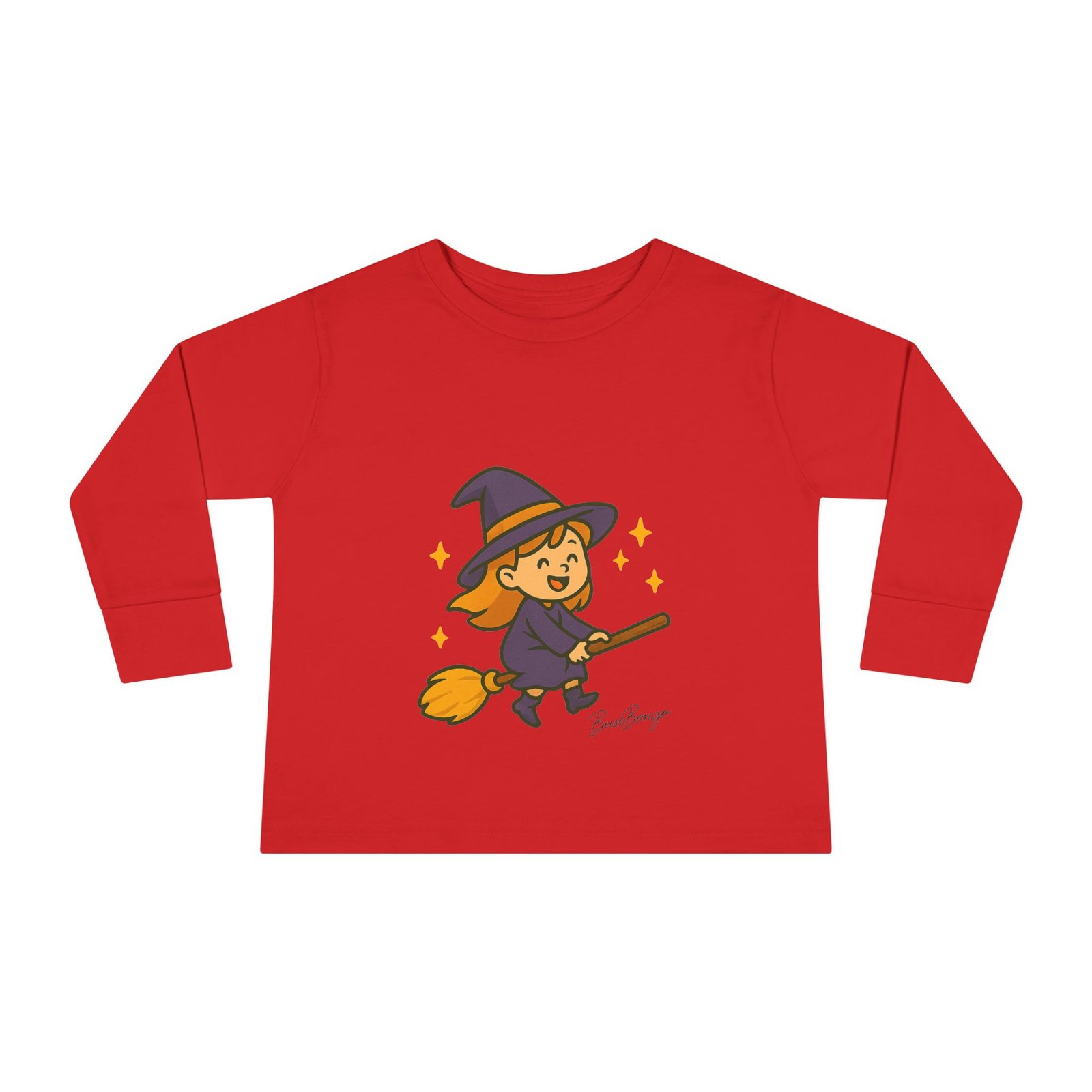 Witch on Broom Toddler Tee - Image 29