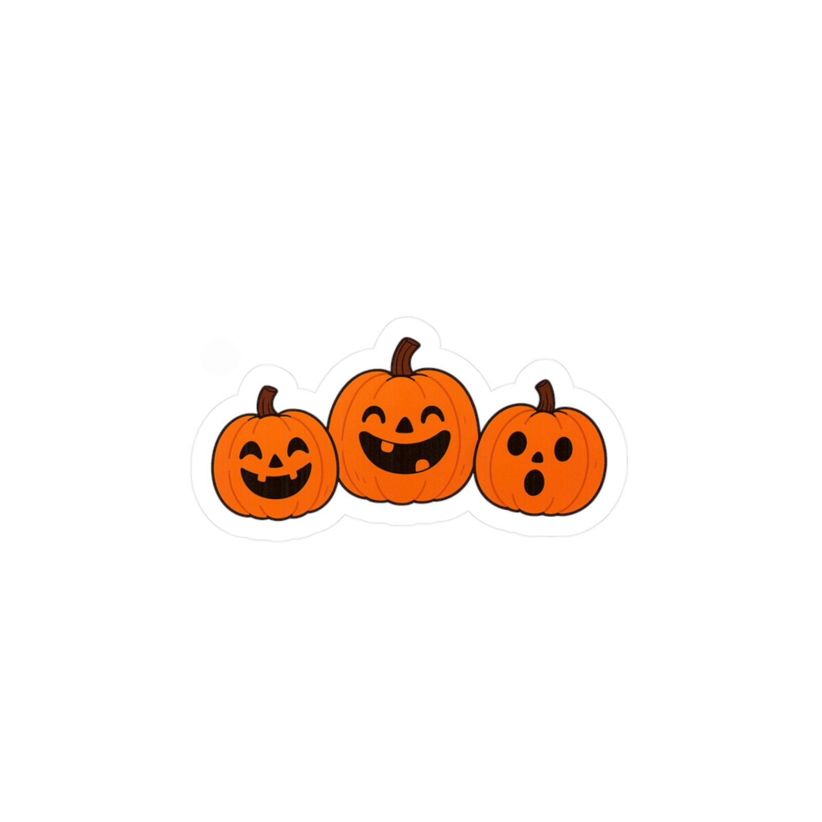 Halloween Pumpkin Squad Kiss-Cut Vinyl Decals - Image 1