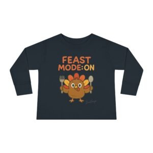 Thanksgiving Feast Mode on Turkey Toddler Tee - Image 17