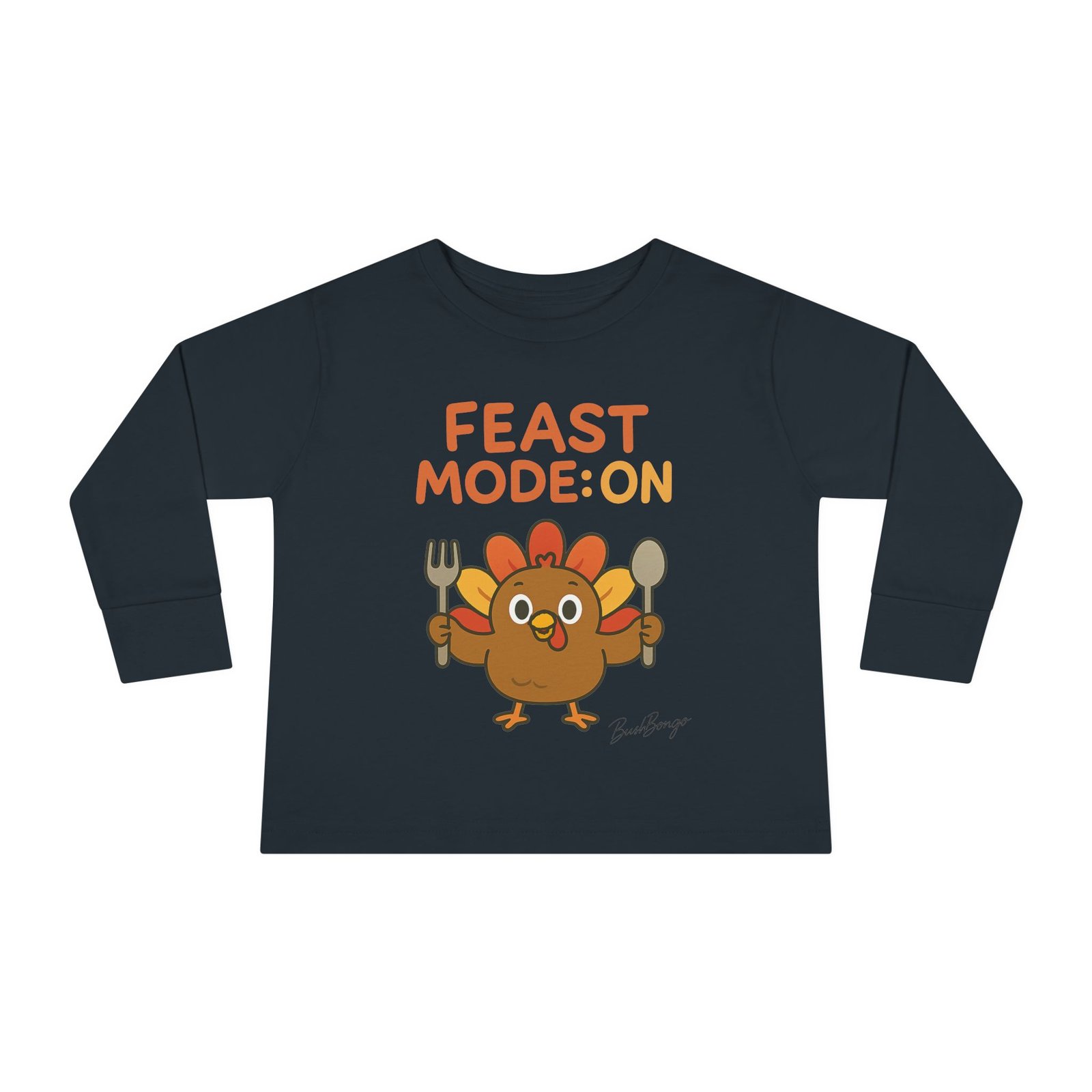 Thanksgiving Feast Mode on Turkey Toddler Tee - Image 17
