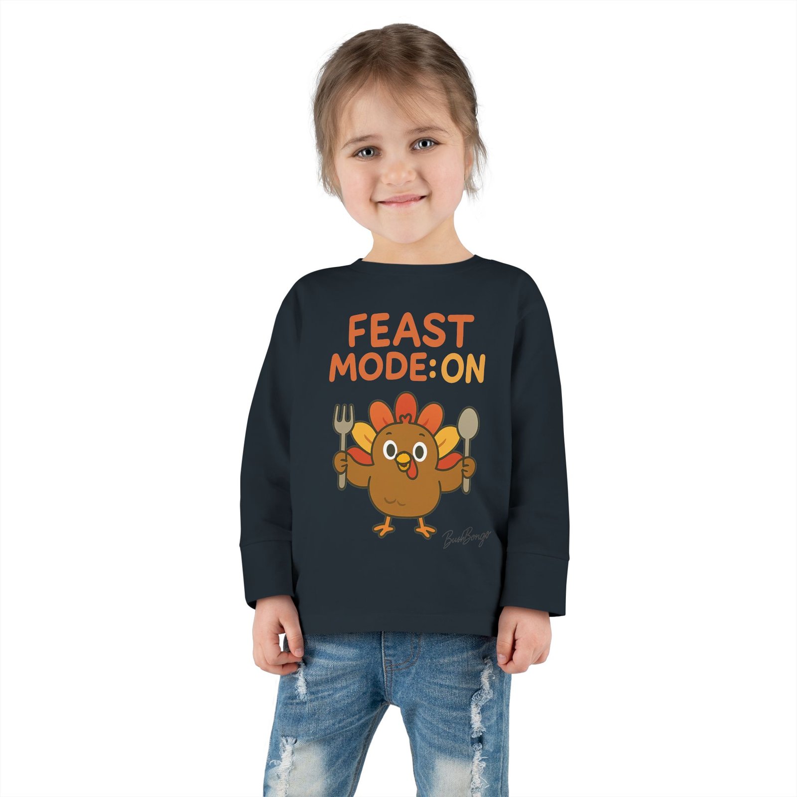 Thanksgiving Feast Mode on Turkey Toddler Tee - Image 20