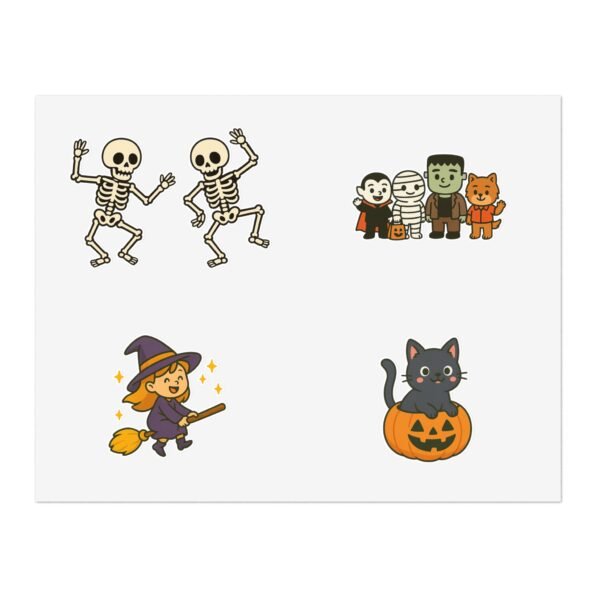 Halloween Sticker Sheets - Spooky Fun