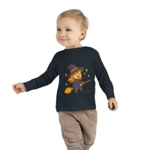 Witch on Broom Toddler Tee - Image 19