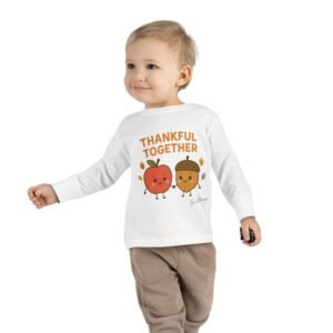 Thankful Together Thanksgiving Toddler Tee - Image 3