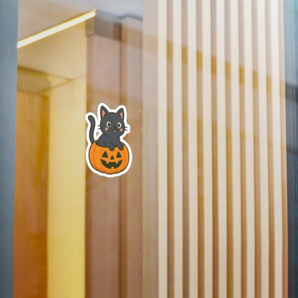 Peek-a-Boo Cat Halloween Decals