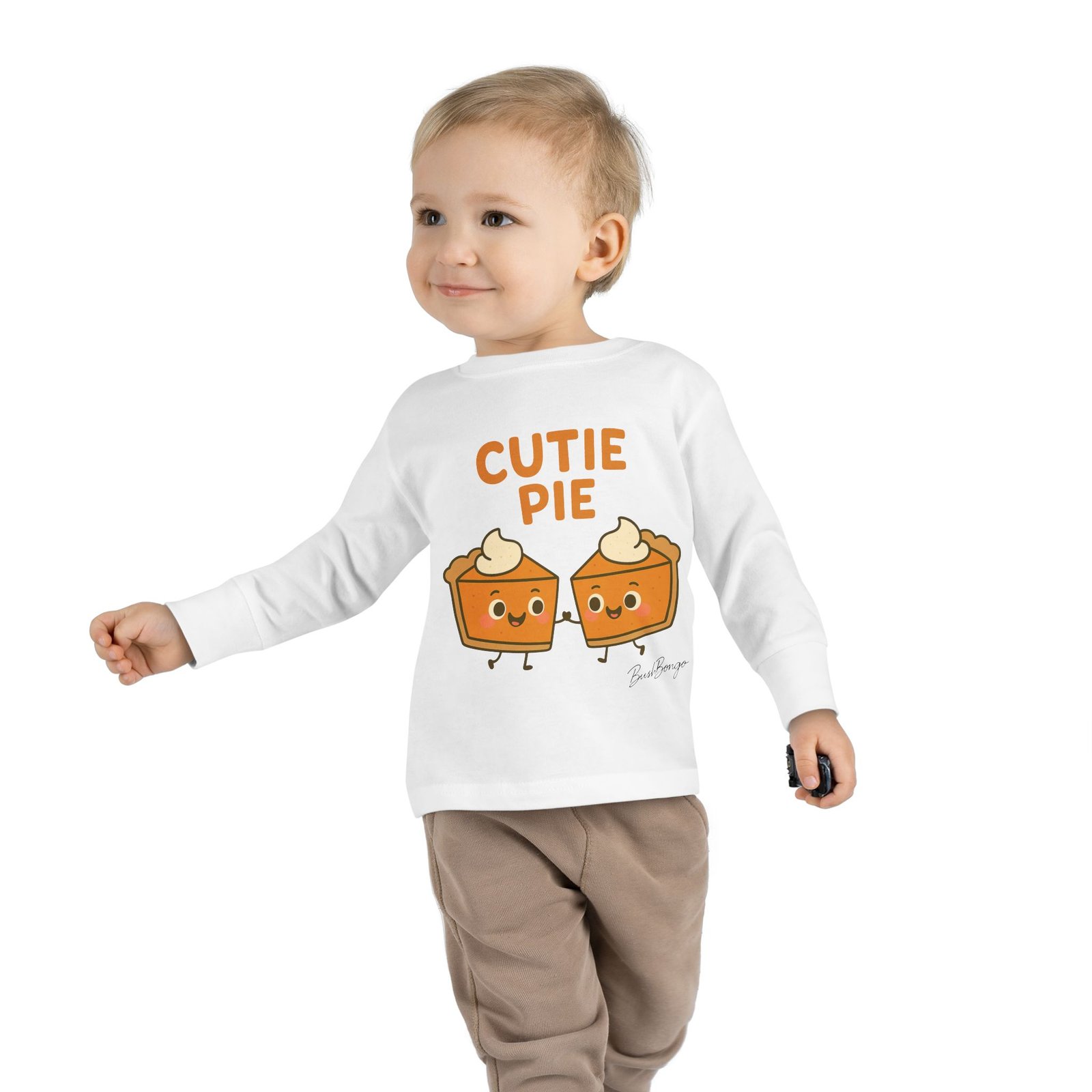 Cutie Pie Thanksgiving Toddler Tee - Image 3