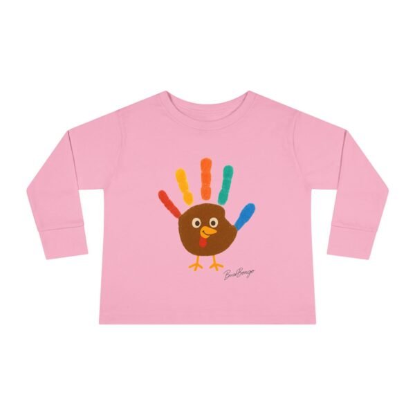Thanksgiving Toddler Colorful Handprint Toddler Tee