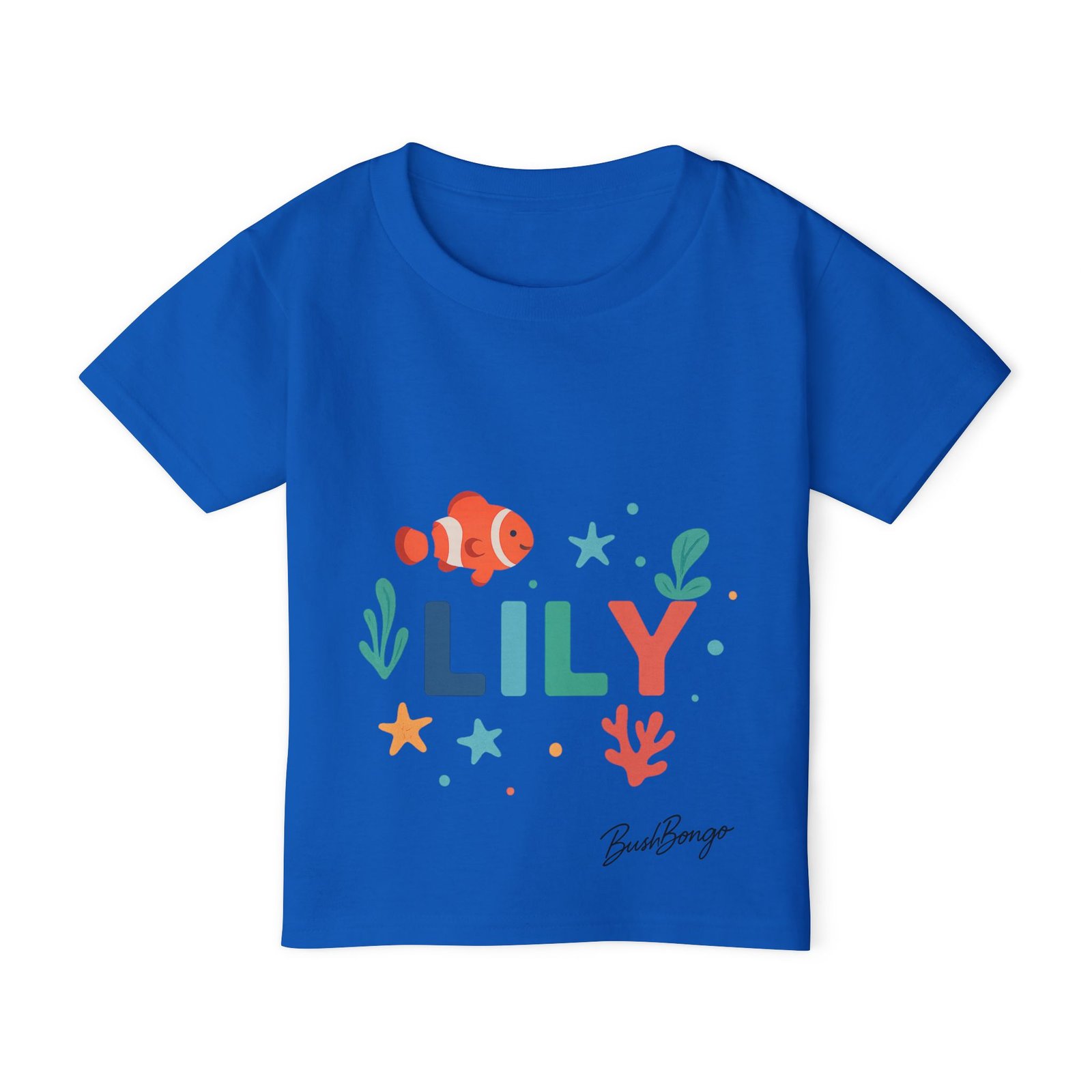 Personalized Ocean Characters Custom Toddler Tee - Image 13