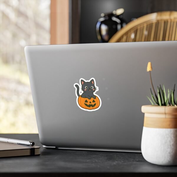 Peek-a-Boo Cat Halloween Decals