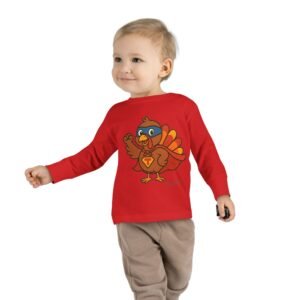 Thanksgiving Turkey Superhero Toddler Tee - Image 19