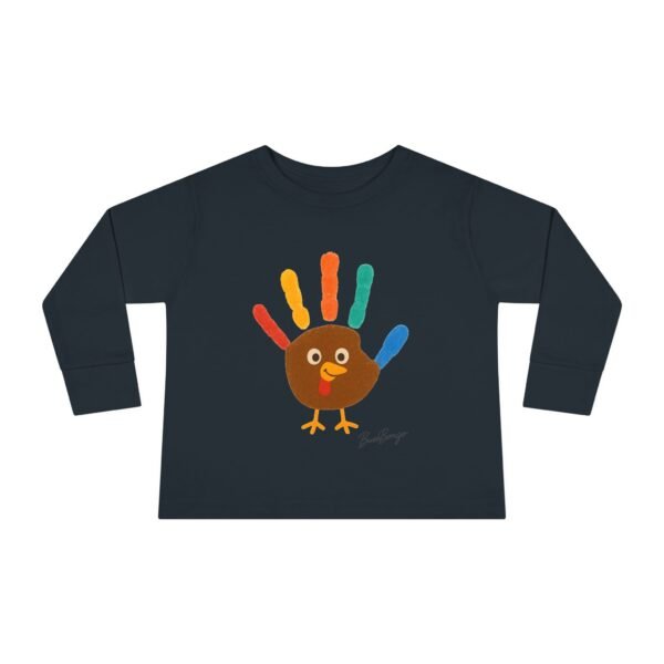 Thanksgiving Toddler Colorful Handprint Toddler Tee