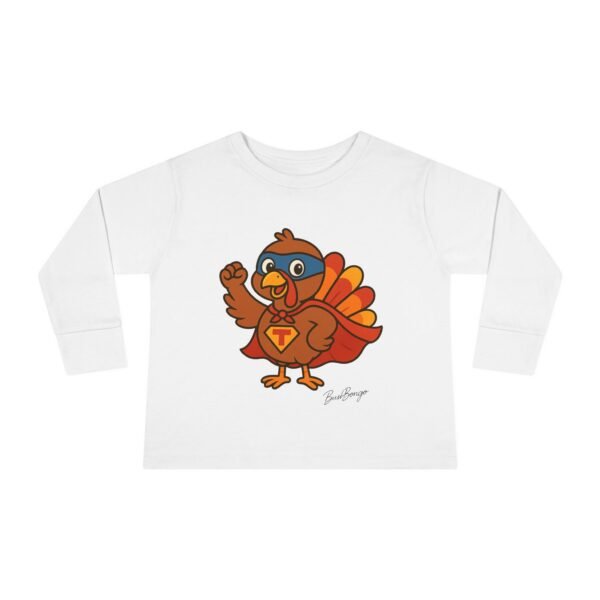 Thanksgiving Turkey Superhero Toddler Tee
