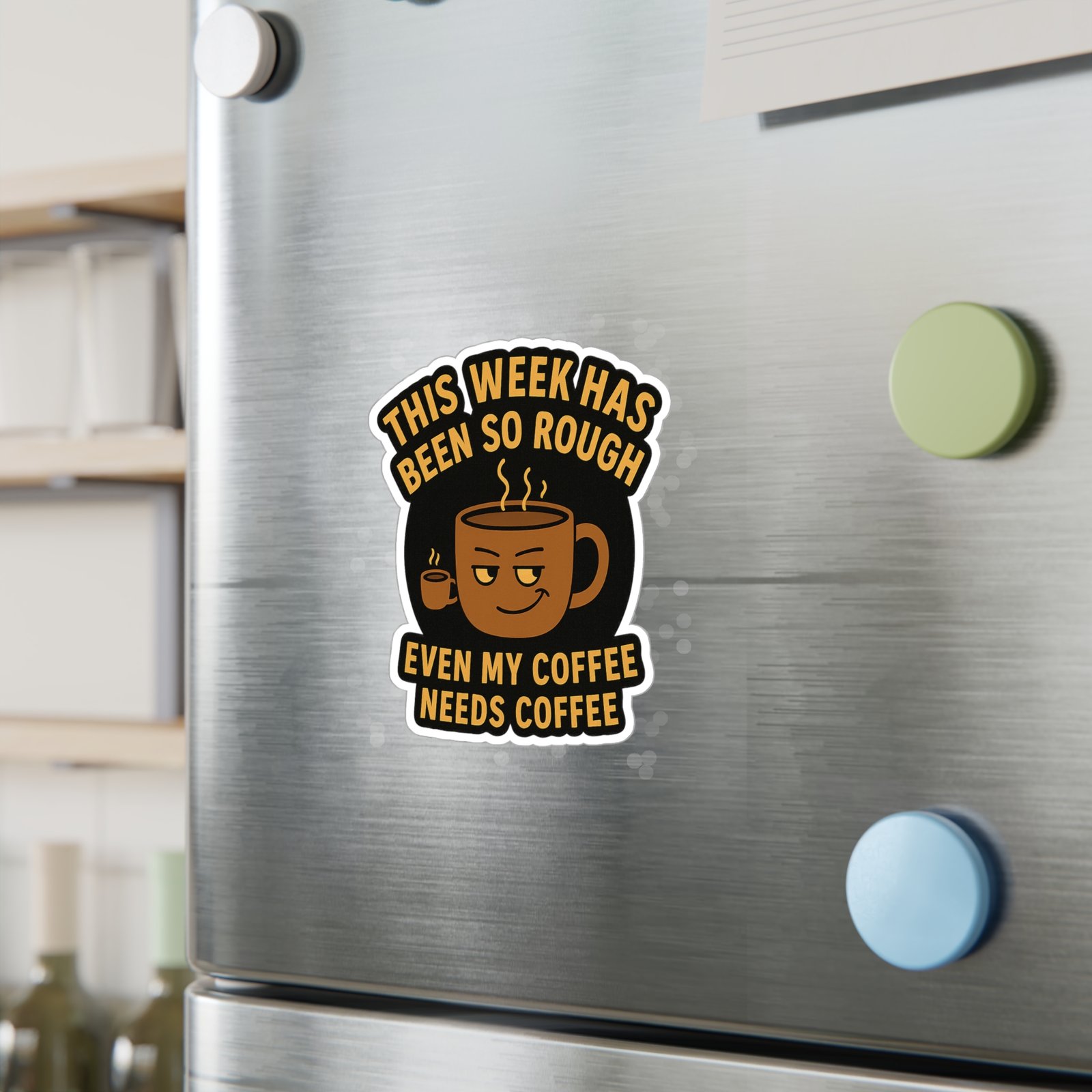 Humorous Coffee Theme Vinyl Decals - Image 11