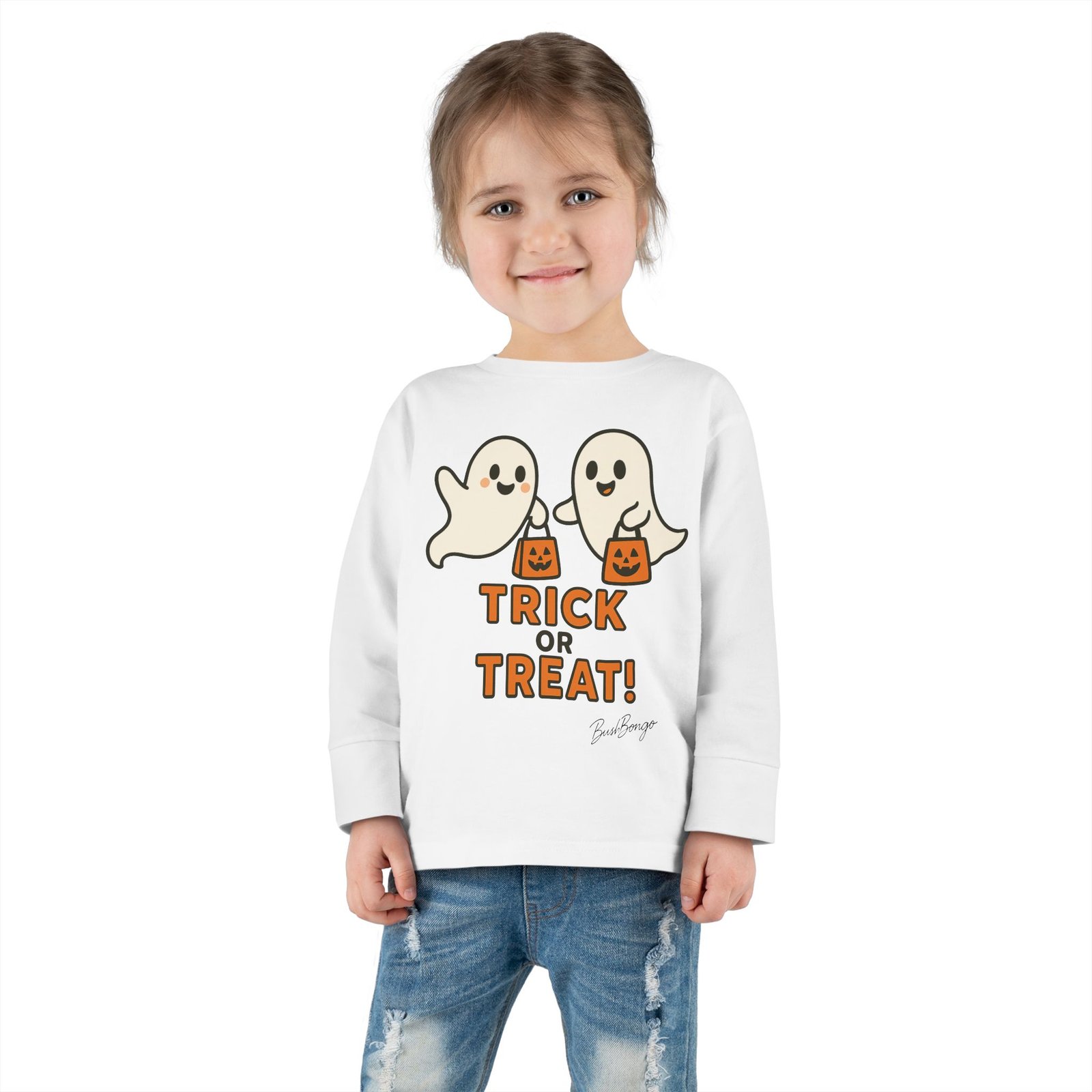 Ghost Halloween Toddler Tee - Image 4