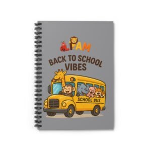 Back to School Fun Spiral Notebook for Kids