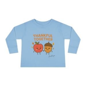 Thankful Together Thanksgiving Toddler Tee - Image 9