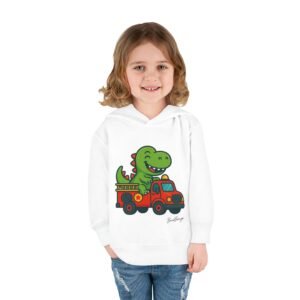 Dinosaur Toddler Fleece Pullover Hoodie - Image 4