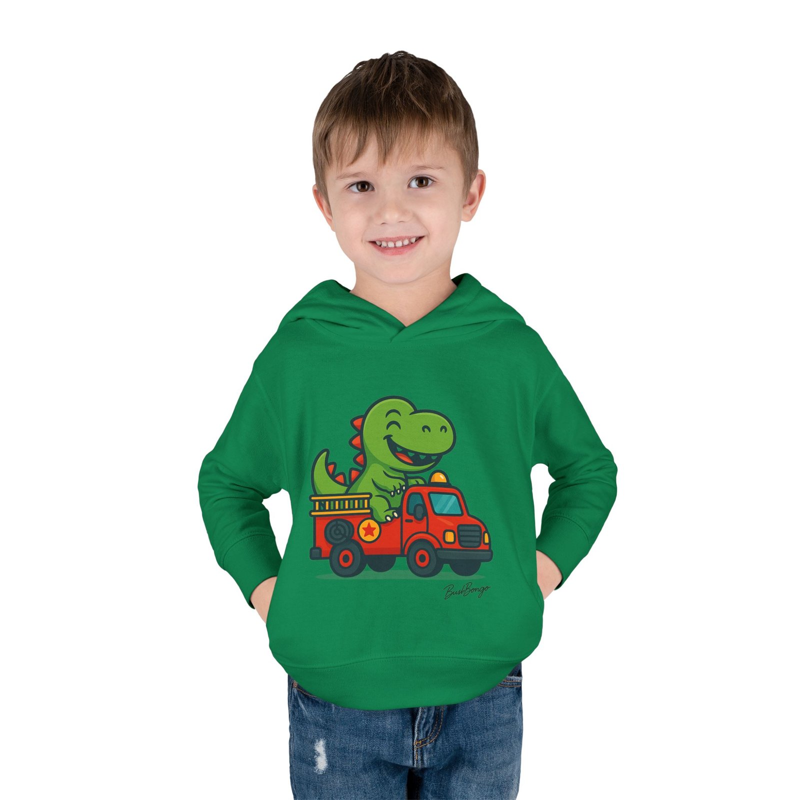 Dinosaur Toddler Fleece Pullover Hoodie - Image 11