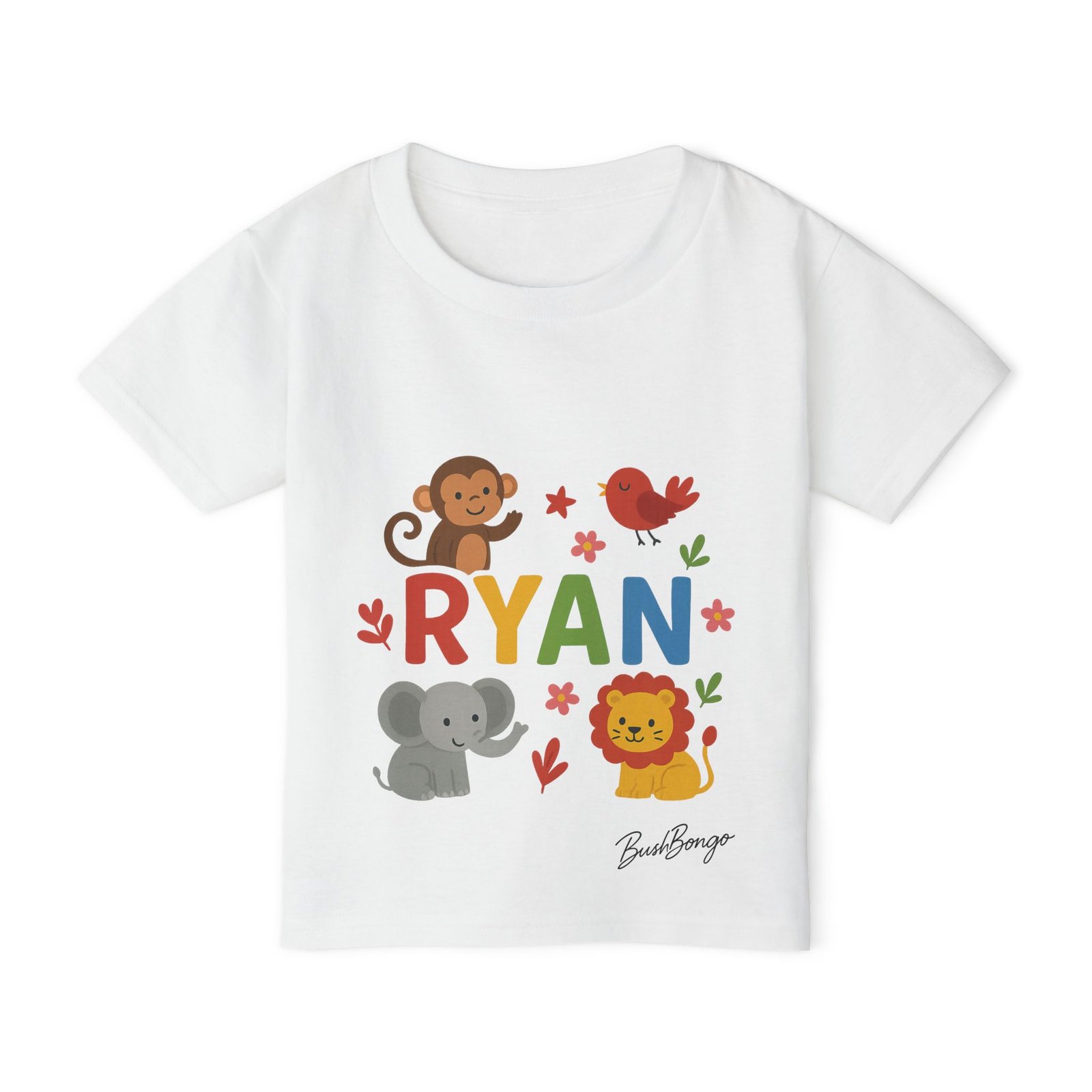 Jungle Characters Custom Toddler Tee - Image 1